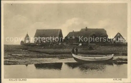 Hallig Oland Kirche Kat. Langeness