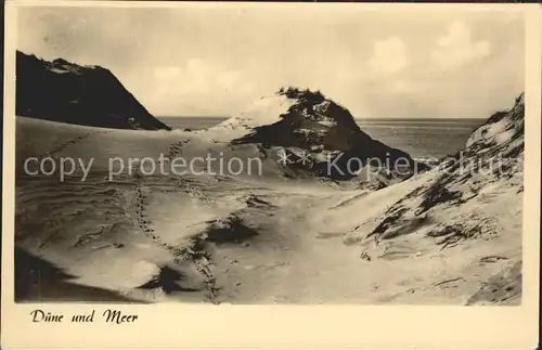 Norddorf Amrum Duenen und Meer Kat. Norddorf