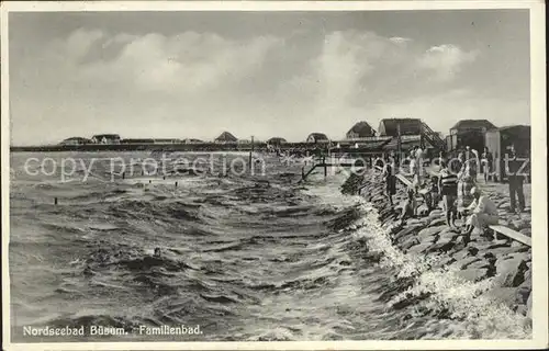 Buesum Nordseebad Strand Kat. Buesum