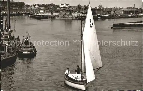 Buesum Nordseebad Hafen Kat. Buesum