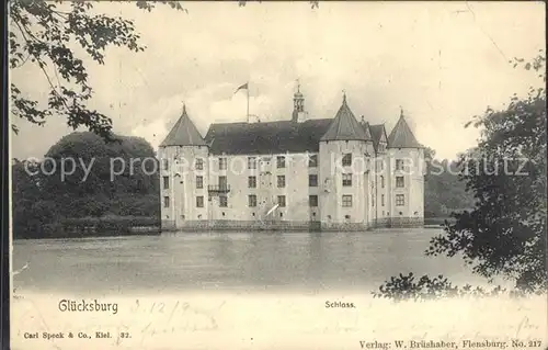 Gluecksburg Ostseebad Schloss Kat. Gluecksburg (Ostsee)