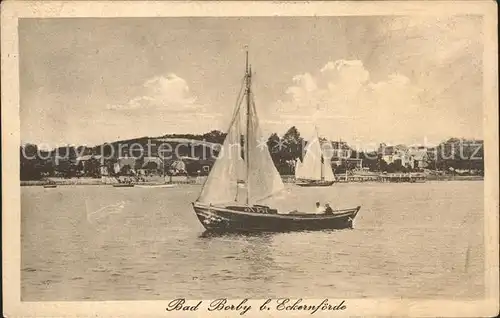 Borby Segelboot Kat. Eckernfoerde