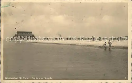 St Peter Ording Strand Kat. Sankt Peter Ording