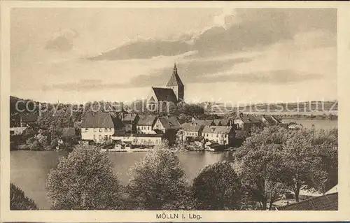 Moelln Lauenburg Kirche Stadt Kat. Moelln