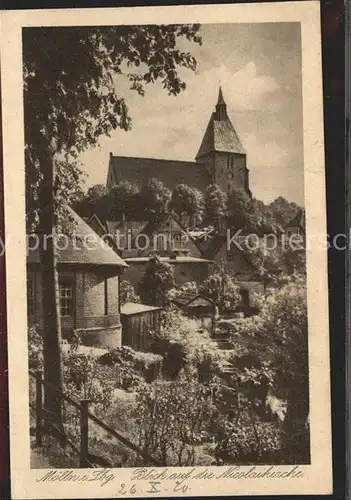 Moelln Lauenburg Nicolaikirche Kat. Moelln