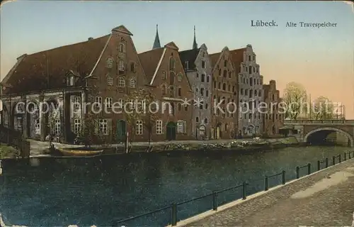 Luebeck Alte Travespeicher Kat. Luebeck