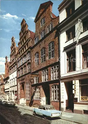 Luebeck Mengstrasse Schabbelhaus Kat. Luebeck