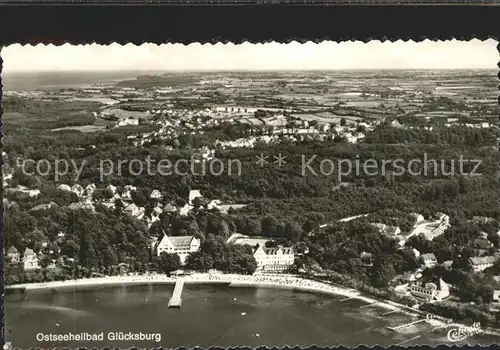 Gluecksburg Ostseebad Fliegeraufnahme Kat. Gluecksburg (Ostsee)