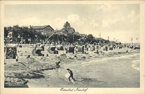 Niendorf Ostseebad Strandleben  Kat. Timmendorfer Strand