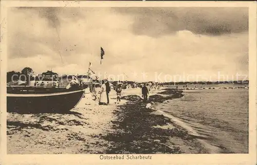 Scharbeutz Ostseebad Strandpartie Kat. Scharbeutz