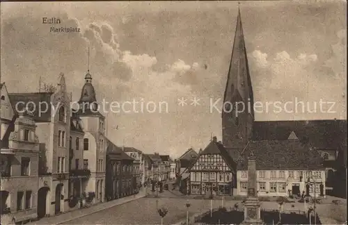 Eutin Marktplatz Kirche Kat. Eutin