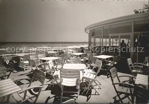 Scharbeutz Ostseebad Strandhotel Terrasse Kat. Scharbeutz