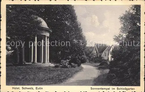 Eutin Sonnentempel Schlossgerten Kat. Eutin