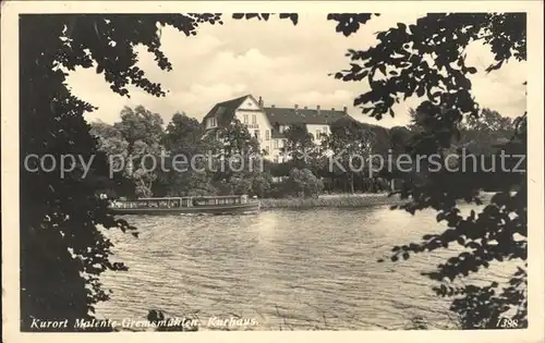 Malente Gremsmuehlen Kurhaus von der Seeseite Kat. Malente