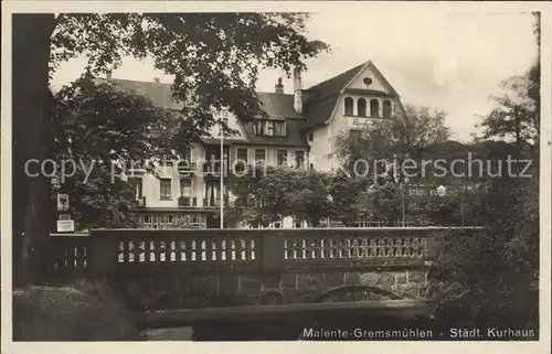 Malente Gremsmuehlen Staedtisches Kurhaus Kat. Malente