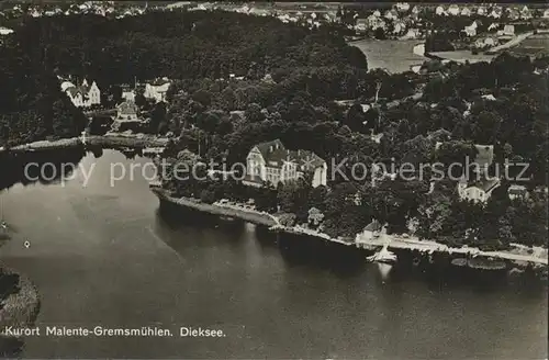 Malente Gremsmuehlen Fliegeraufnahme Dieksee Kat. Malente