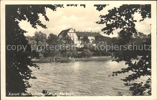 Malente Gremsmuehlen Das Kurhaus  Kat. Malente