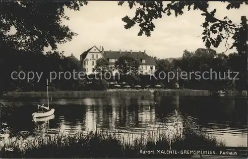 Malente Gremsmuehlen Kurhaus Kat. Malente