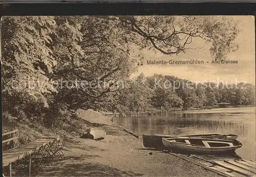 Malente Gremsmuehlen Dieksee Kat. Malente