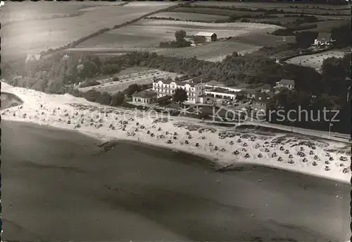 Groemitz Ostseebad Strand Fliegeraufnahme /  /