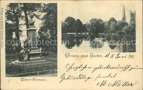 Eutin Weber Denkmal Kat. Eutin