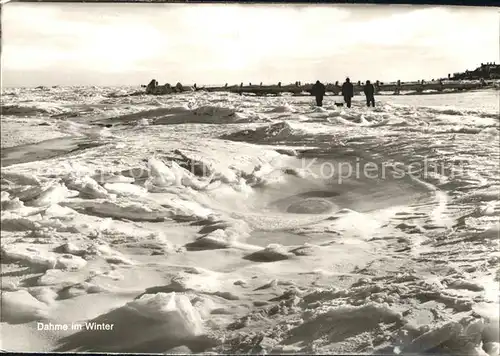 Dahme Ostseebad im Winter Kat. Dahme