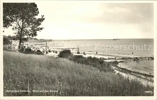 Groemitz Ostseebad Blick auf den Strand Ostseebad /  /