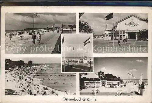 Groemitz Ostseebad Strand Promenade Restaurant /  /