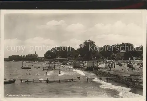 Niendorf Ostseebad Strand Kat. Timmendorfer Strand