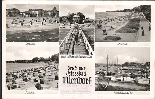 Niendorf Ostseebad Strand Fischereihafen Kat. Timmendorfer Strand