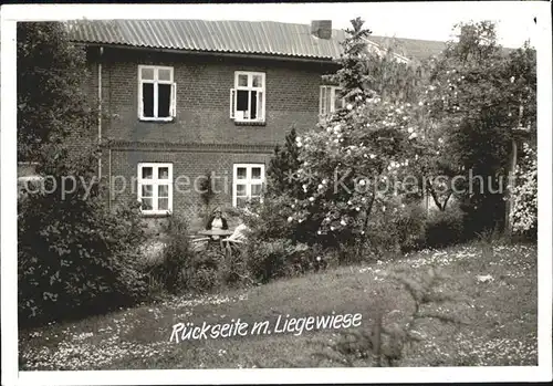 Schoenwalde Bungsberg Rueckseite Liegewiese  Kat. Schoenwalde am Bungsberg