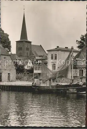 Neustadt Holstein Boot Kirche Kat. Neustadt in Holstein