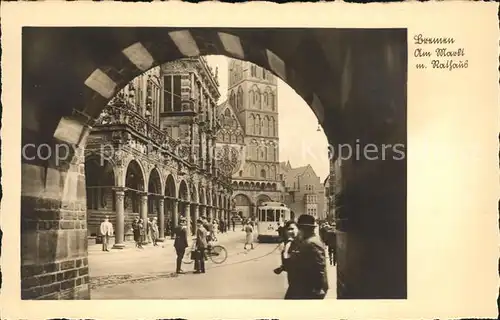 Bremen Markt Rathaus Kat. Bremen