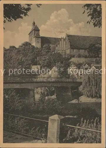 Havelberg Dom Laufbruecke Kat. Havelberg