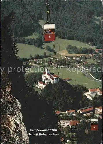 Aschau Chiemgau Kampenwand Seilbahn Schloss Hohenaschau Kat. Aschau i.Chiemgau