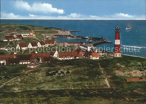 Hoernum Sylt Leuchtturm Fliegeraufnahme Kat. Hoernum (Sylt)