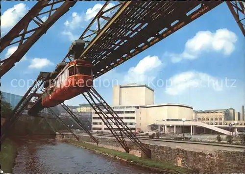 Wuppertal Schauspielhaus Schwebebahn Kat. Wuppertal