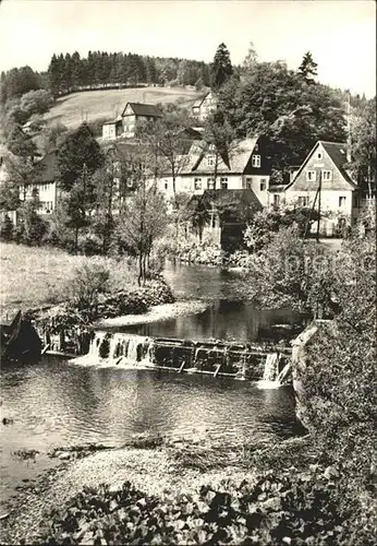 Meuselbach Schwarzmuehle Teilansicht Kat. Meuselbach Schwarzmuehle