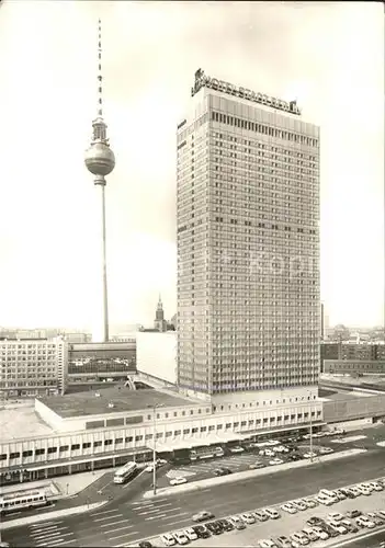 Berlin Interhotel Stadt Berlin und Fernsehturm Kat. Berlin