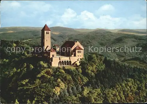 Weinheim Bergstrasse Fliegeraufnahme W.S.C. Wachenburg Kat. Weinheim