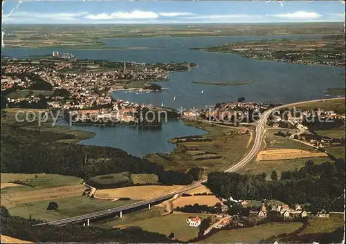 Schleswig Holstein Fliegeraufnahme Schlei Kat. Schleswig