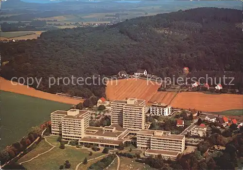 Bad Salzuflen Fliegeraufnahme Kliniken am Burggraben Kat. Bad Salzuflen