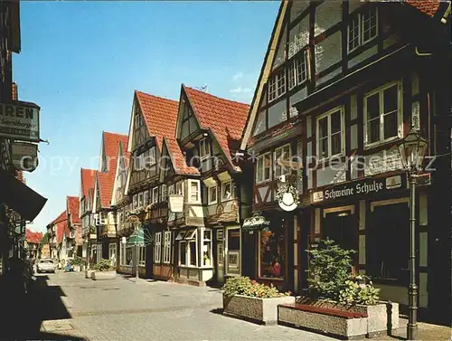 Celle Niedersachsen Blick in die Neue Strasse Kat. Celle