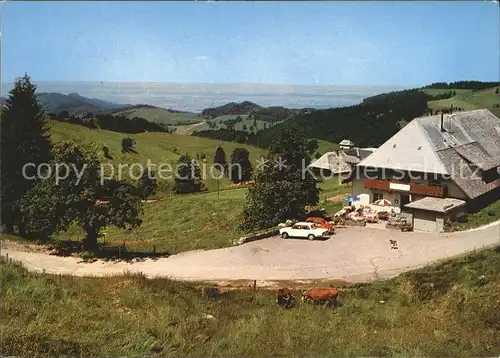 Muenstertal Schwarzwald Gasthaus Pension Zaehringer Hof Kat. Muenstertal