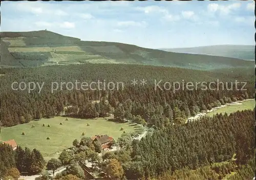 Braunlage Fliegeraufnahme Gaststaette Koenigskrug Kat. Braunlage Harz