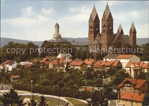 Bad Homburg Schloss und Erloeserkirche Kat. Bad Homburg v.d. Hoehe