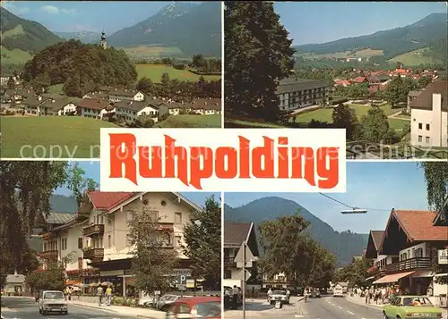 Ruhpolding Teilansichten Strassenansichten Kat. Ruhpolding