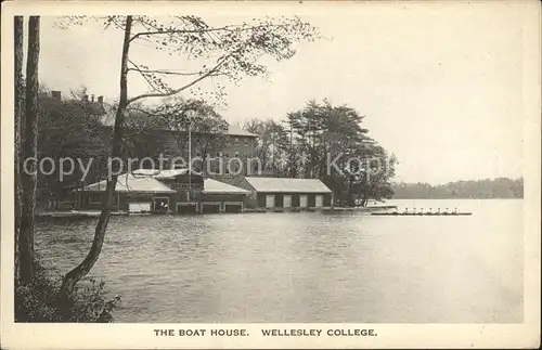 Wellesley Boat House Wellesley College Kat. Wellesley