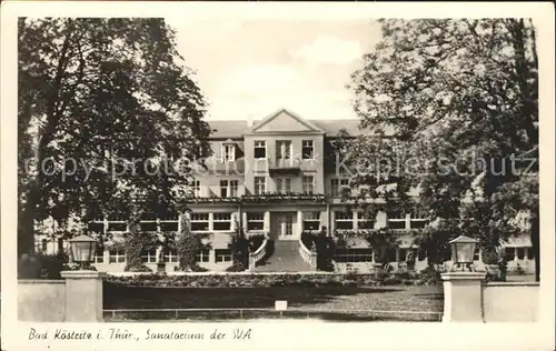 Bad Koestritz Sanatorium SVA Kat. Bad Koestritz