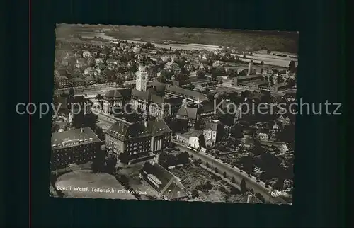 Buer Gelsenkirchen Fliegeraufnahme Teilansicht Rathaus Kat. Gelsenkirchen